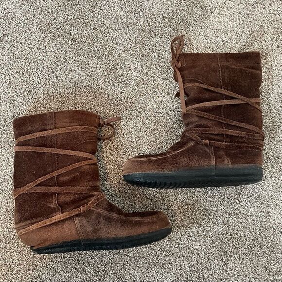 Steger Mukluks moosehide winter boots ladies Size 7 - Picture 4 of 9